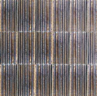 Fluted Ceramic Tile Bronze