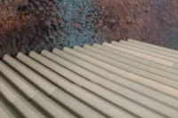 Fluted Ceramic Tile Green Matt - Image 2