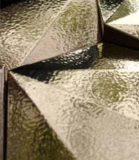 Hexagon 3D Tile - Metal Effect