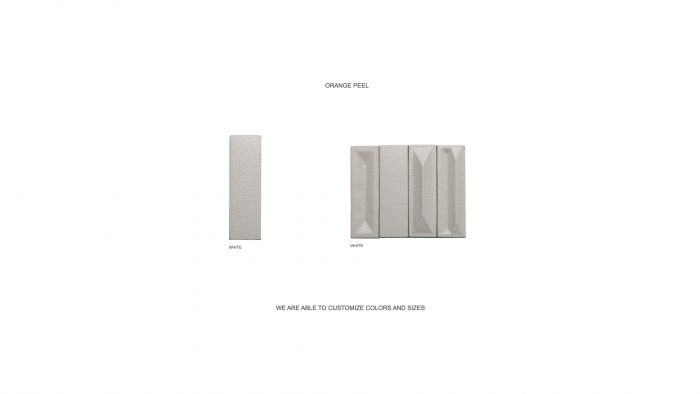 Fluted Ceramic Tile Salmon Matt - Image 22