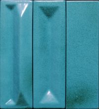 Doria Tiles - Flamed Effect Green