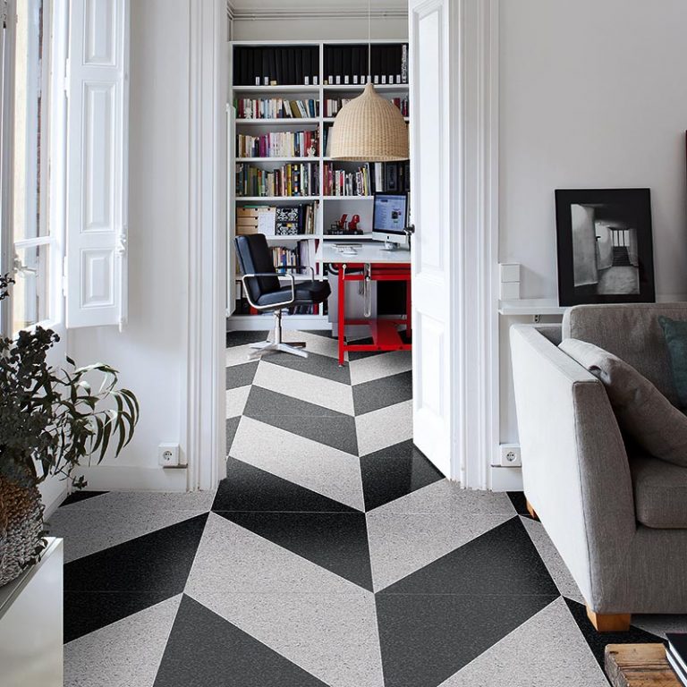 Materials Assemble I DIAGONAL Modular Terrazzo Tiles by MIPA