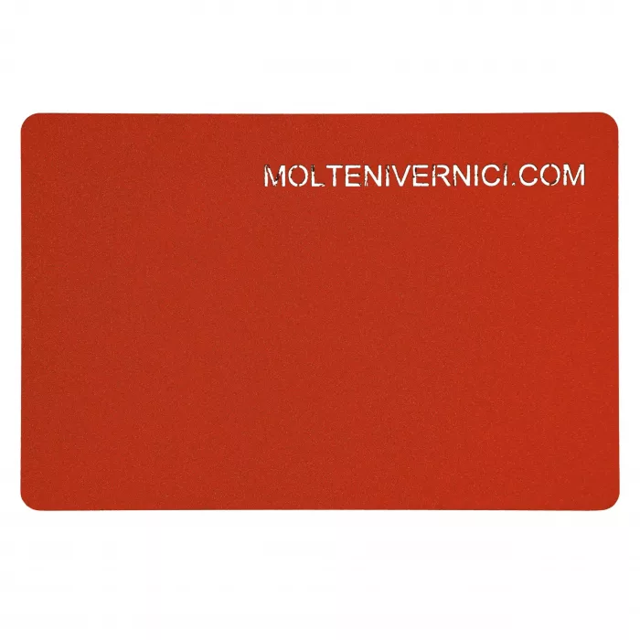 Red Orange Velvet Effect Varnish - Image 2