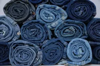 Denim Varnish Effect Jeans - Image 3