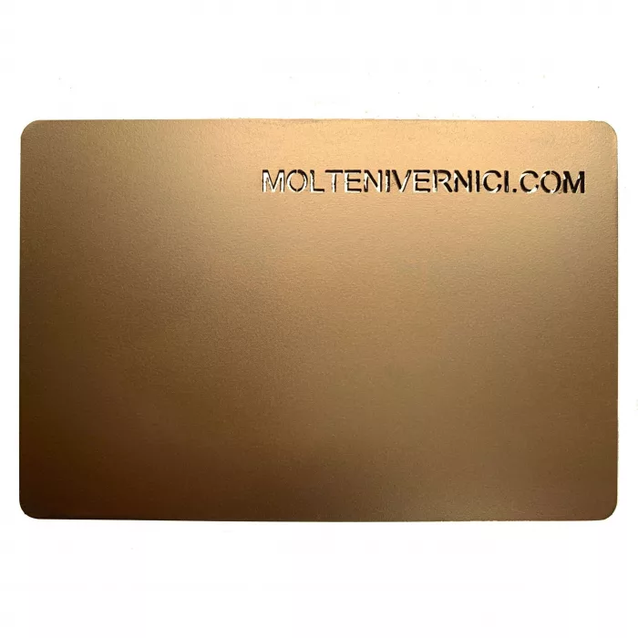 Never Bronzo Oro Flat Metal Varnish - Image 2
