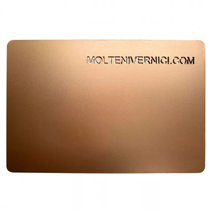 Never Acciaio Bronzo Flat Metal Varnish - Image 2