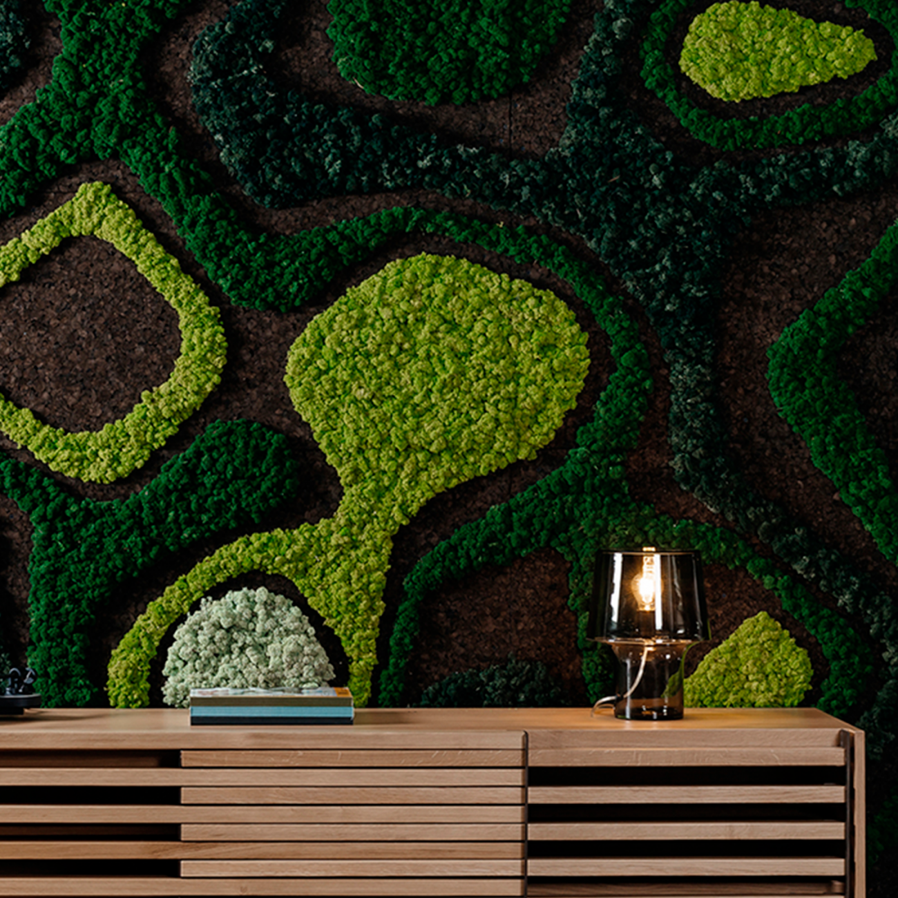 Materials Assemble | Corkmetaball Green Wall Panels