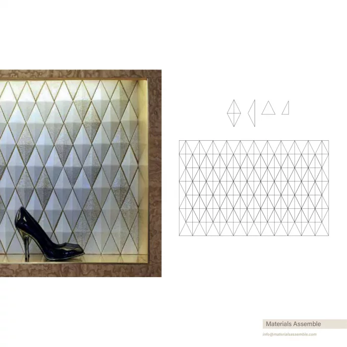 3D Diamond Tiles - Salt & Pepper - Image 6