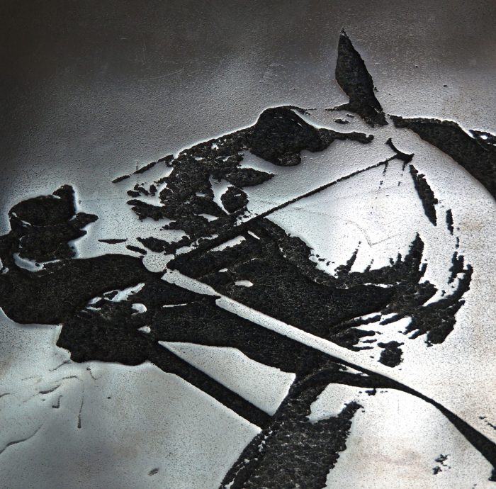 417_Liquid_metal_artistic_horse_1 Liquid metal artistic horse - Image 1