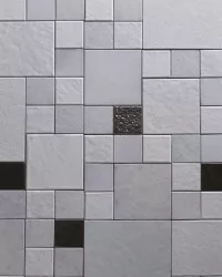 Square Tiles White & Cream