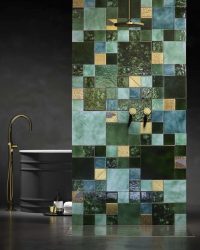 Square Tile Green
