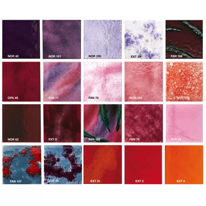 Square Tiles Red Materico - Image 3