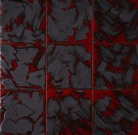 Square Tiles Strappati Rosso