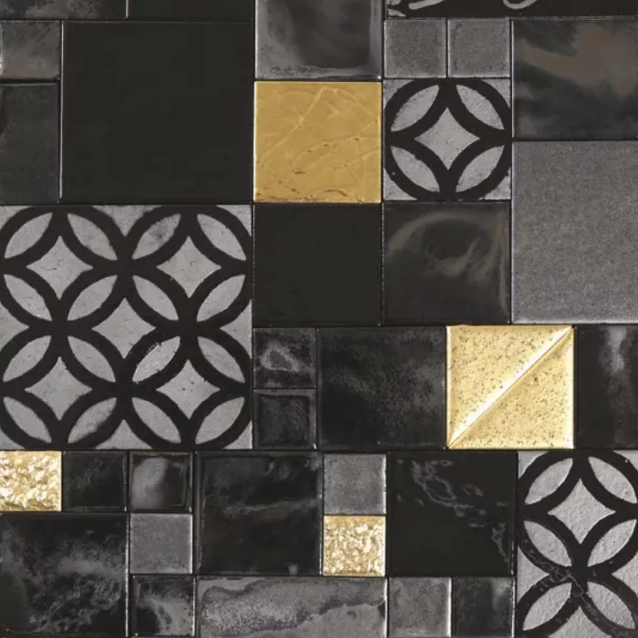 Square Tiles Black Treasure - Image 2