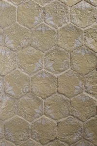 Hexagon Tiles Decoration on Beige