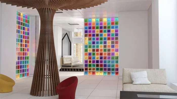 Coloured Glass Block - Image 3