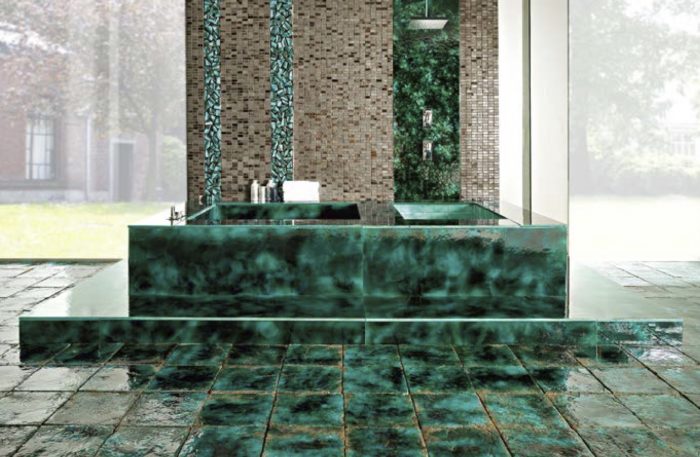 Square Cotto Tiles Green - Image 4