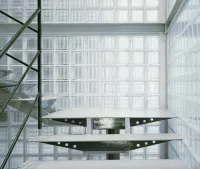 Cross Ribbed Glass Block - Image 2