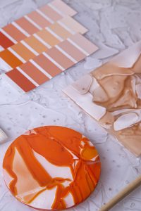 Orange Recycled Blown Glass - Image 7