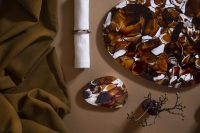 Amber Recycled Blown Glass - Image 3