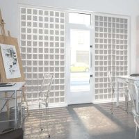 Vistabrik 881.5 Clear Stippled Glass Brick - Image 2