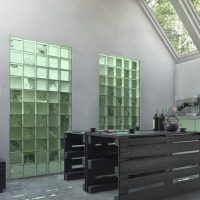 Vistabrik 881.5 Clear Stippled Glass Brick - Image 3