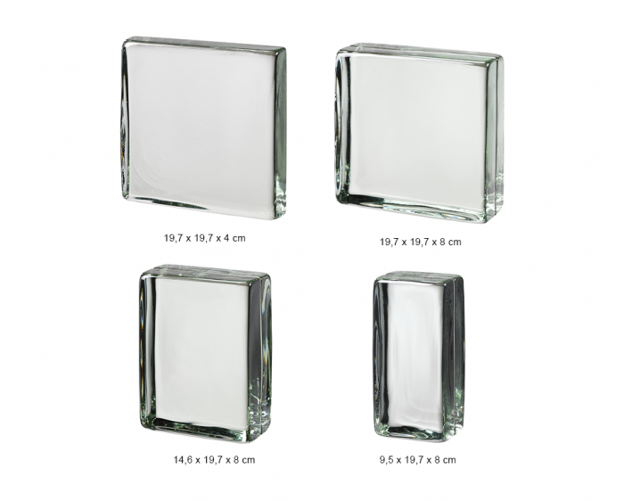 5850_Vistabrik_883_Clear_Glass_Brick_2 Vistabrik 883 Clear Glass Brick - Image 2