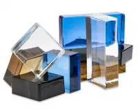 Vetropieno Blue Rectangular Glass Block - Image 4