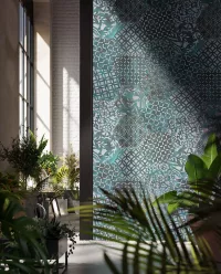 Hexagon Tiles Decorations Sage Green
