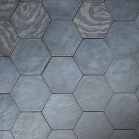 Hexagon Tiles Decorations Blue - Image 2