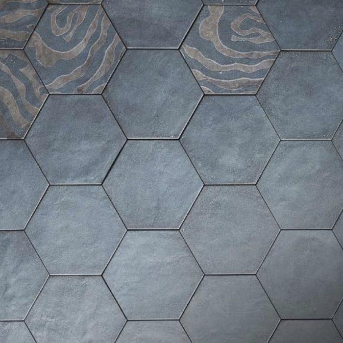 Hexagon Tiles Decorations Blue - Image 2