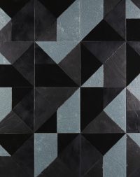 Square Tiles Decorations Gray