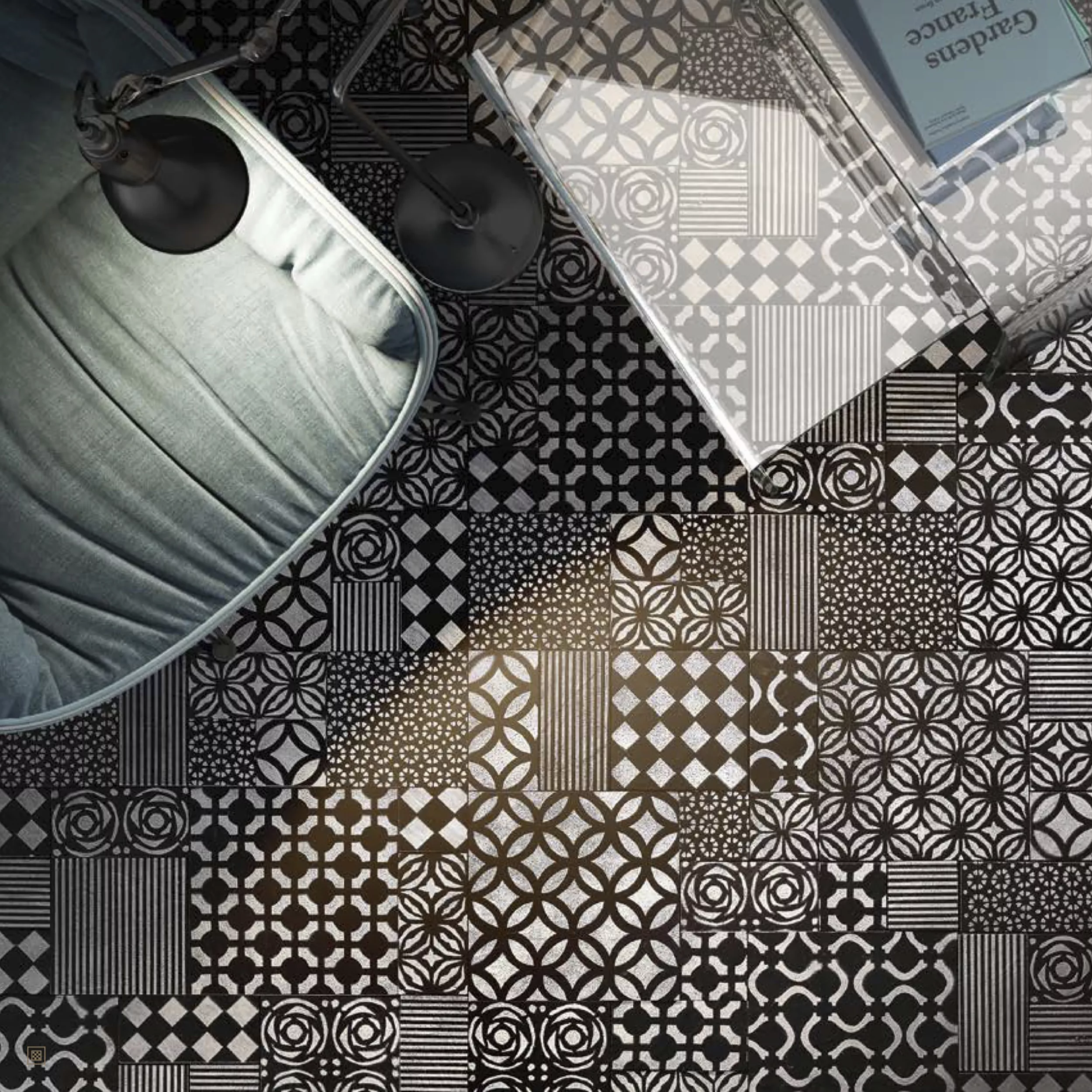 598_Square_Tiles_Ricamo_Mix_Decorations_1 Square Tiles Ricamo Mix Decorations - Image 1