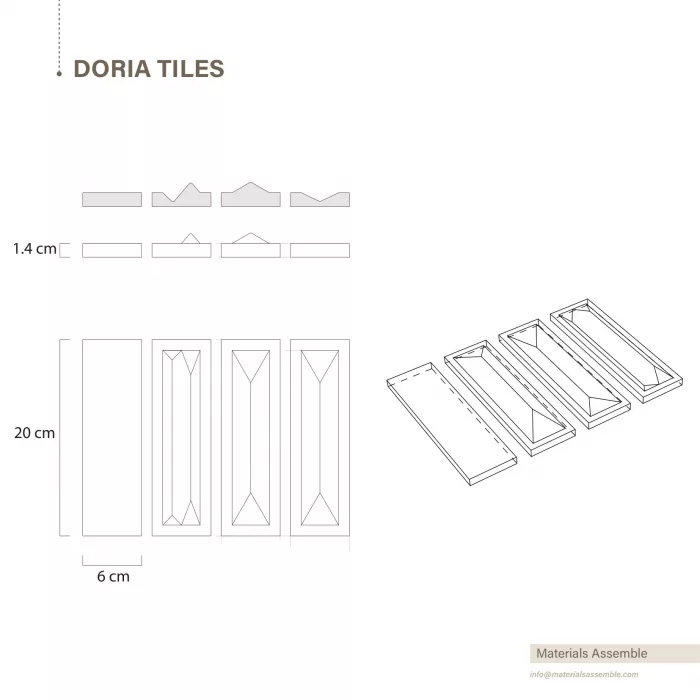Doria Tiles - Metallic Effect - Image 2