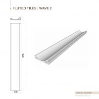 Waved Fluted Tile - Type 2 - Image 4