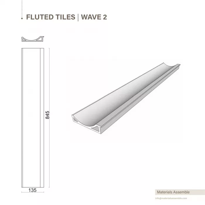 Waved Fluted Tile - Type 2 - Image 4
