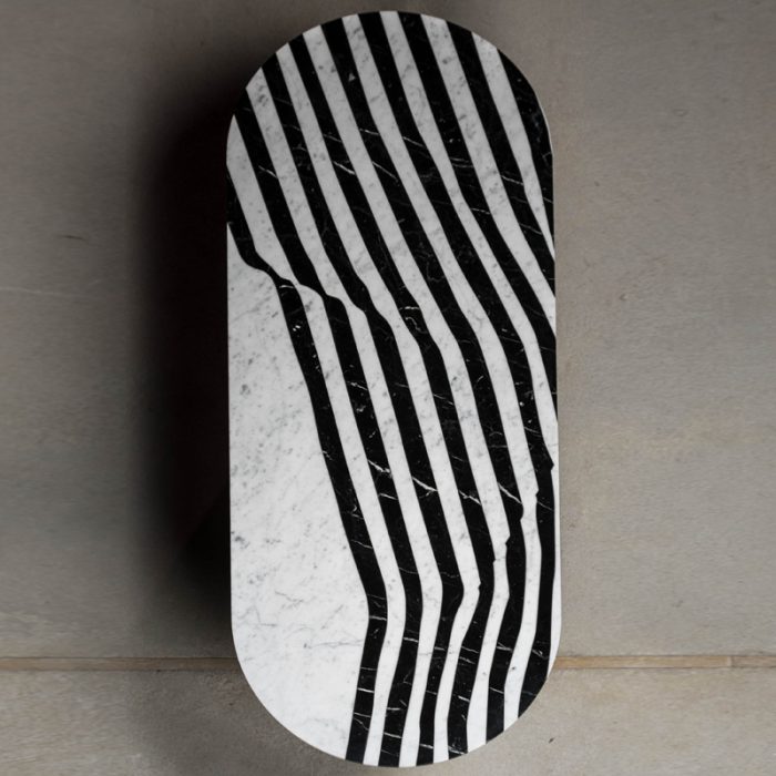 The Veiled Oval Side Table - Image 2