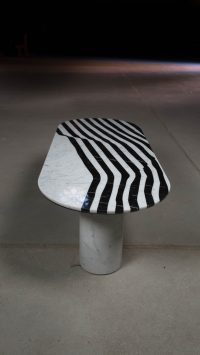 The Veiled Oval Side Table - Image 3
