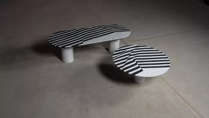 The Veiled Oval Side Table - Image 5