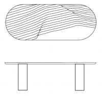 The Veiled Oval Side Table - Image 6