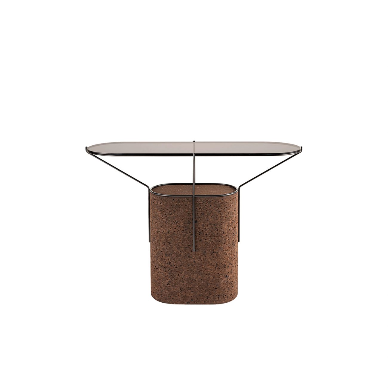 Materials Assemble | Frame Console Table, Blackcork