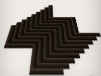 Herringbone parquet Natural Shadow