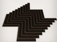Herringbone parquet Natural Shadow
