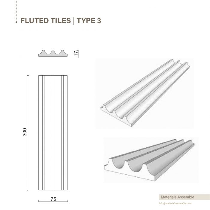 Fluted_tiles_7.1 Fluted Tiles Type 3 - Image 4