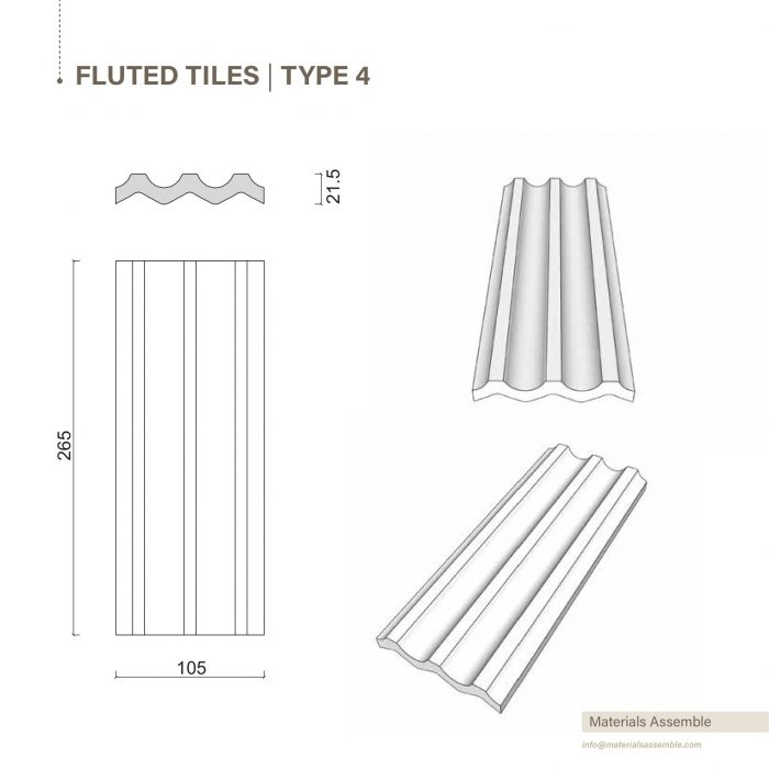 Fluted Tiles Type 4 - Image 3