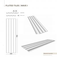 Waved Fluted Tile - Type 1 - Image 3