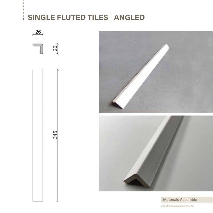 Single Fluted Angled Tiles - Image 3