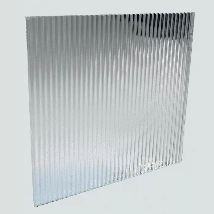 Decorative Clear Fluted Glass #5 - Image 1