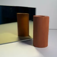 Yellow Mirrored Glass - Image 3