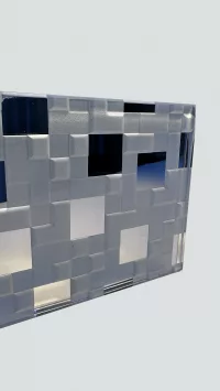 Decorative Geometric Mirrored Glass - Image 2